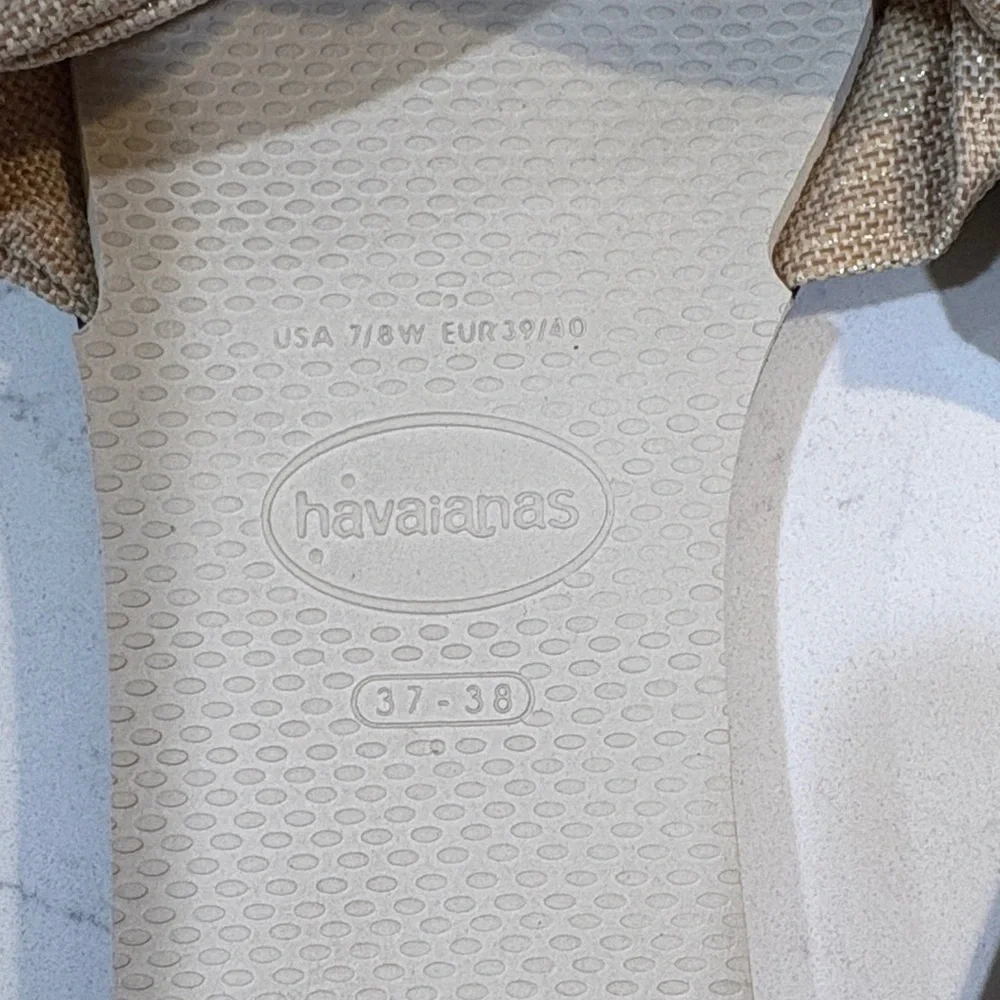 Havaianas Women's Light Beige Bow Sandals
